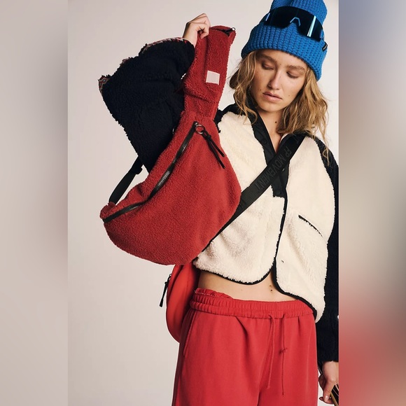 NEW Free People Hit The Slopes Printed Fleece Jacket - Picture 12 of 12